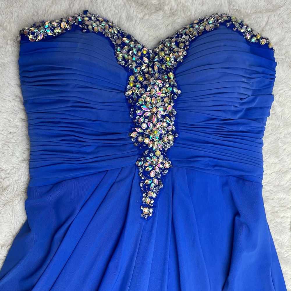 Blue homecoming dress size7